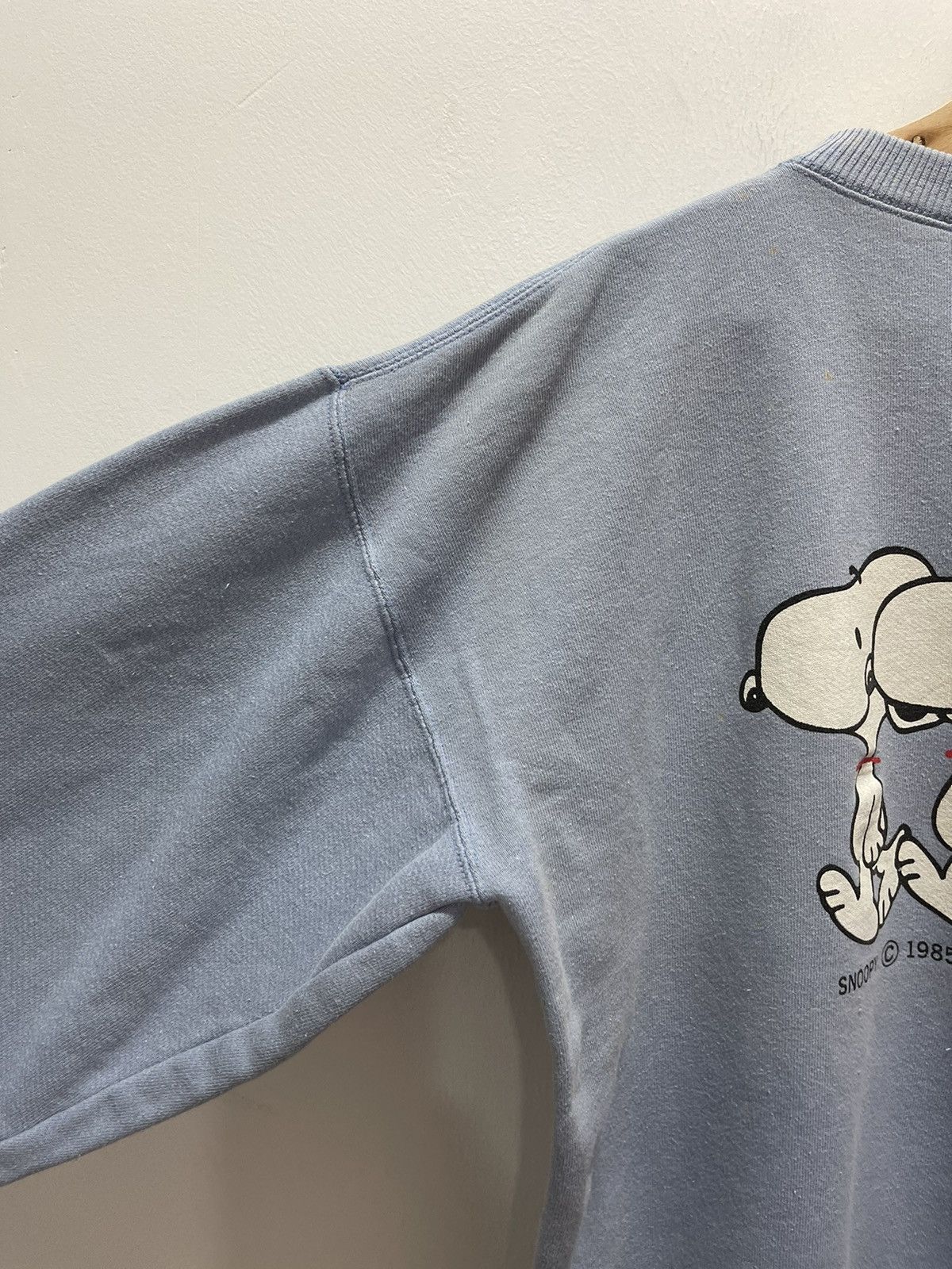 Cartoon Network × Peanuts × Vintage VINTAGE PEANUTS SNOOPY SIDE MIRROR BIG LOGO SWEATSHIRT Size US S / EU 44-46 / 1 - 10 Thumbnail