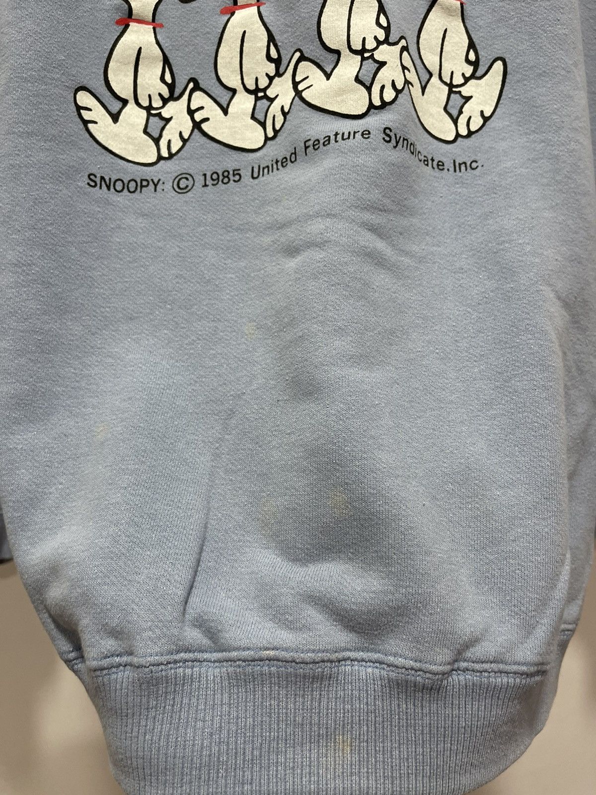 Cartoon Network × Peanuts × Vintage VINTAGE PEANUTS SNOOPY SIDE MIRROR BIG LOGO SWEATSHIRT Size US S / EU 44-46 / 1 - 6 Thumbnail