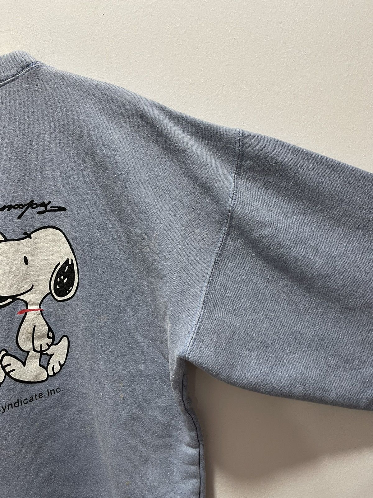 Cartoon Network × Peanuts × Vintage VINTAGE PEANUTS SNOOPY SIDE MIRROR BIG LOGO SWEATSHIRT Size US S / EU 44-46 / 1 - 11 Thumbnail