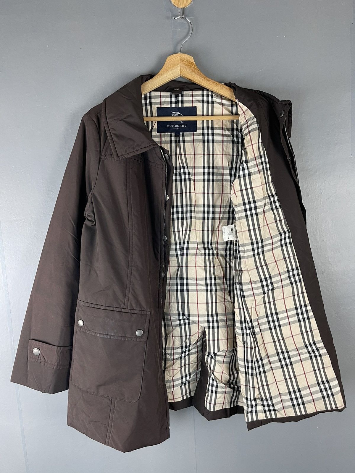 Burberry BURBERRY LONDON NOVA CHECK ZIPPER JACKET Size S / US 4 / IT 40 - 1 Thumbnail