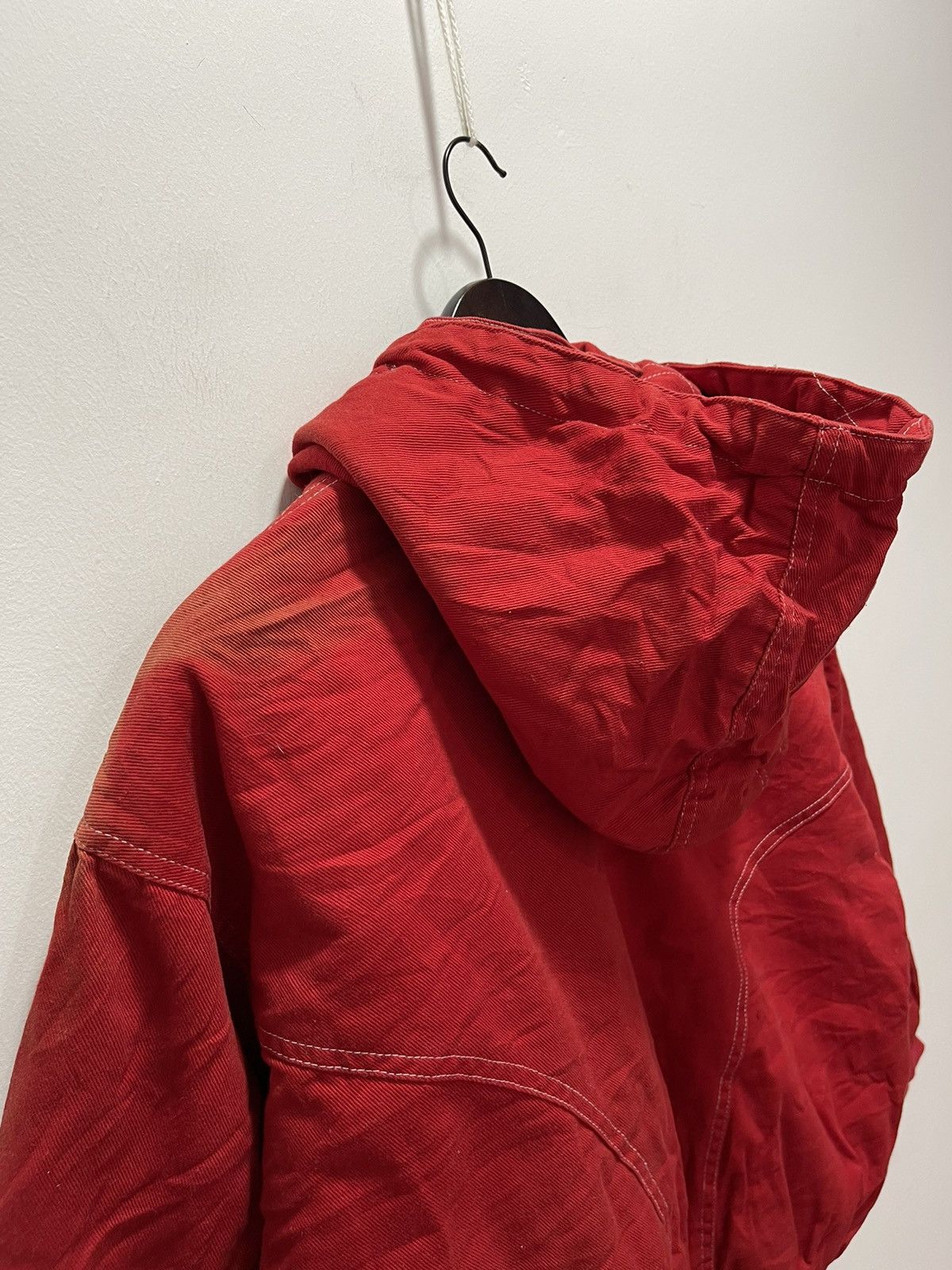 Japanese Brand VINTAGE ZE-CHRIS BLEACHED HOODIE BOMBER JACKET Size S / US 4 / IT 40 - 8 Thumbnail