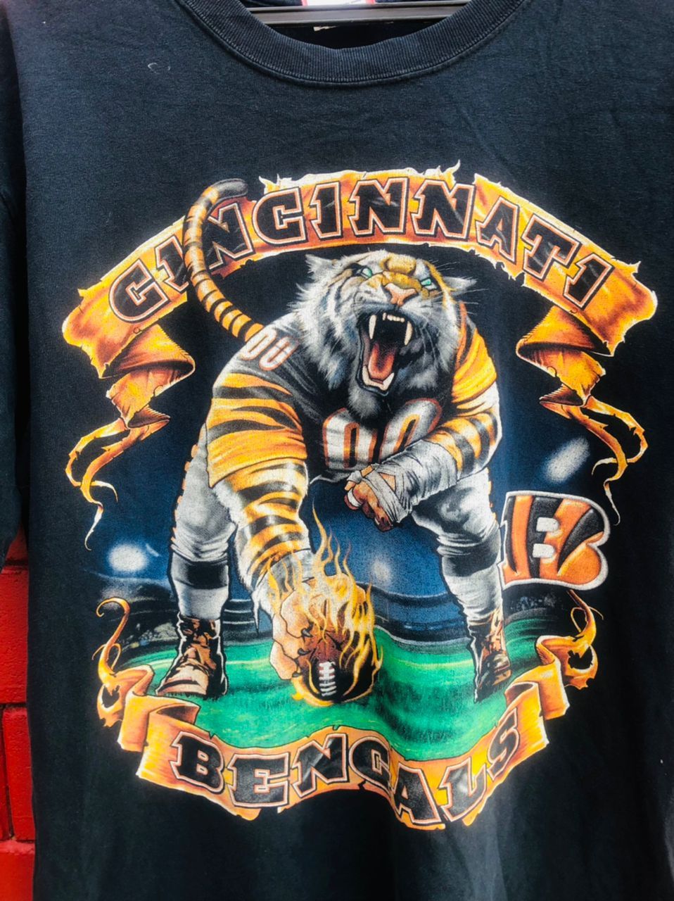 NFL Vintage Cincinnati Bengals Designer Streetwear Fashion style Size US L / EU 52-54 / 3 - 2 Thumbnail