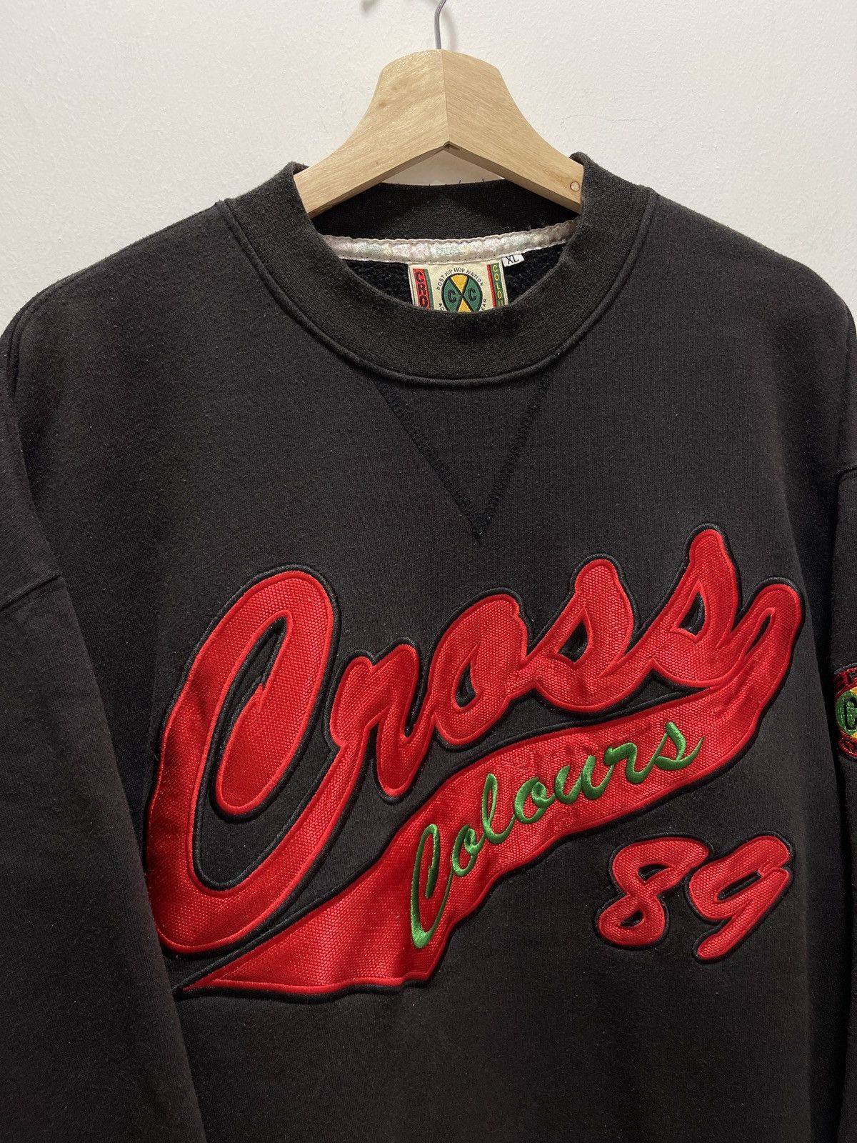 Cross Colours VINTAGE CROSS COLOURS 89 EMBROIDERY LOGO HIP HOP BAGGY STYLE Size US XL / EU 56 / 4 - 2 Thumbnail