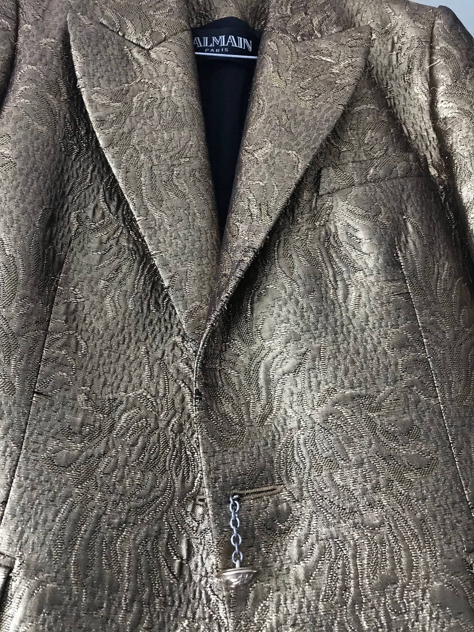 Balmain Most Rare Catwalk Art piece by Cristophe Decarnin Size M / US 6-8 / IT 42-44 - 7 Thumbnail