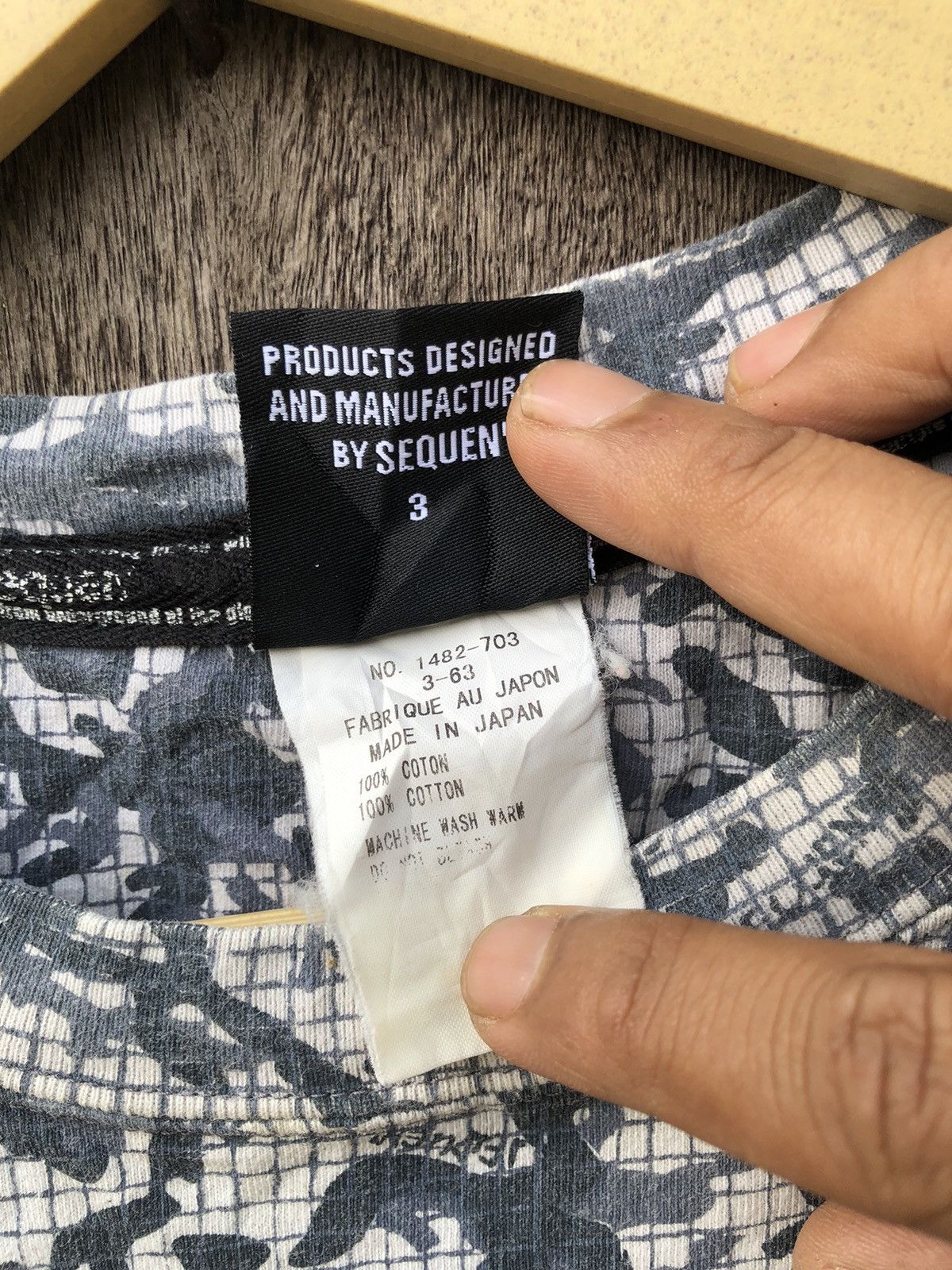Vintage Sequen Digi Camo T Shirt Size US L / EU 52-54 / 3 - 6 Thumbnail