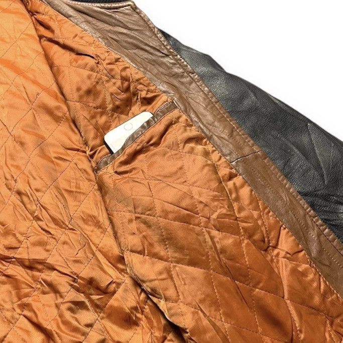 Mr. Junko MR JUNKO SUEDE COWHIDE LEATHER SLEEVE BOMBER JACKET Size US L / EU 52-54 / 3 - 11 Thumbnail