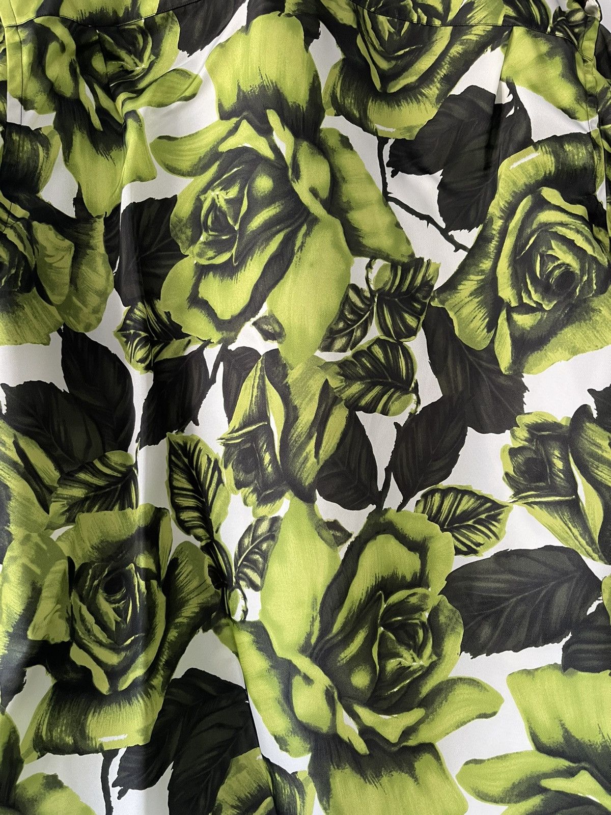 Prada Prada Rose Print Bowling Shirt Size US M / EU 48-50 / 2 - 5 Thumbnail