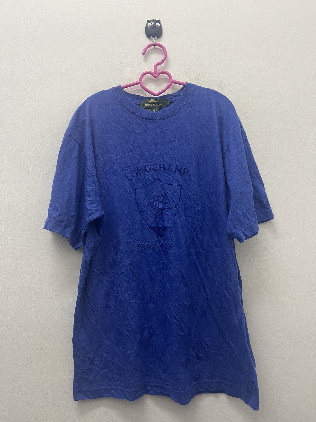 Longchamp Rare Vintage LONGCHAMP PARIS Golf Sewn Spell Out Big Logo Size US L / EU 52-54 / 3 - 1 Thumbnail