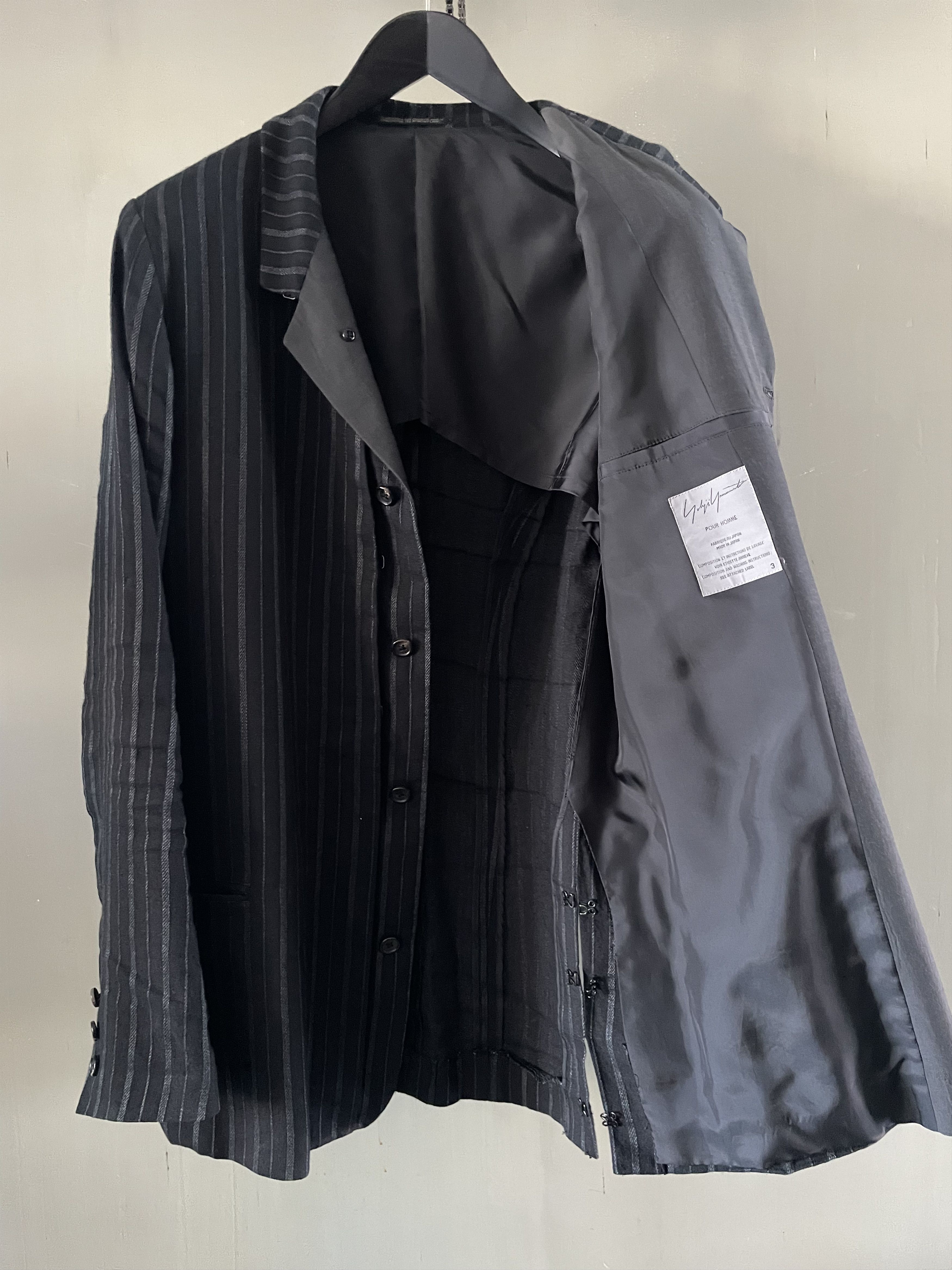 Yohji Yamamoto masterpiece by YY couture ** Size 54R - 3 Thumbnail
