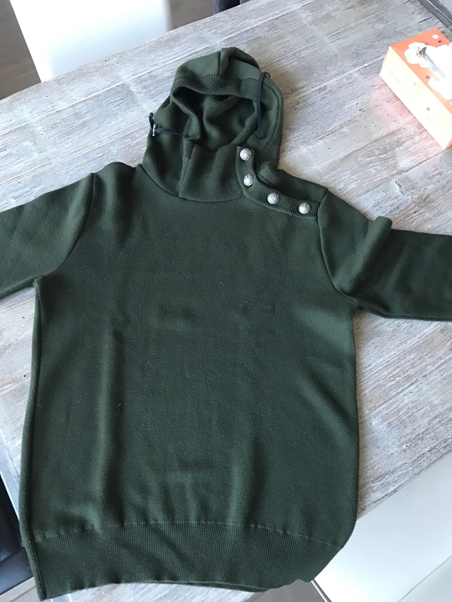 Balmain Balmain by CD hooded wool sweater NEW## Size US L / EU 52-54 / 3 - 3 Thumbnail