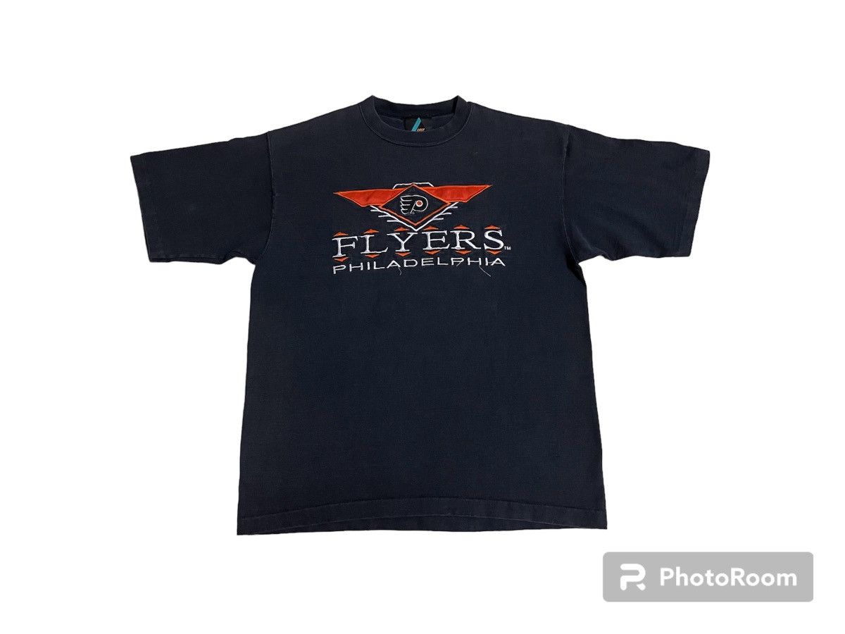Logo Athletic Flyers Philadelphia Embroidery Vintage T Shirt Size US L / EU 52-54 / 3 - 13 Thumbnail