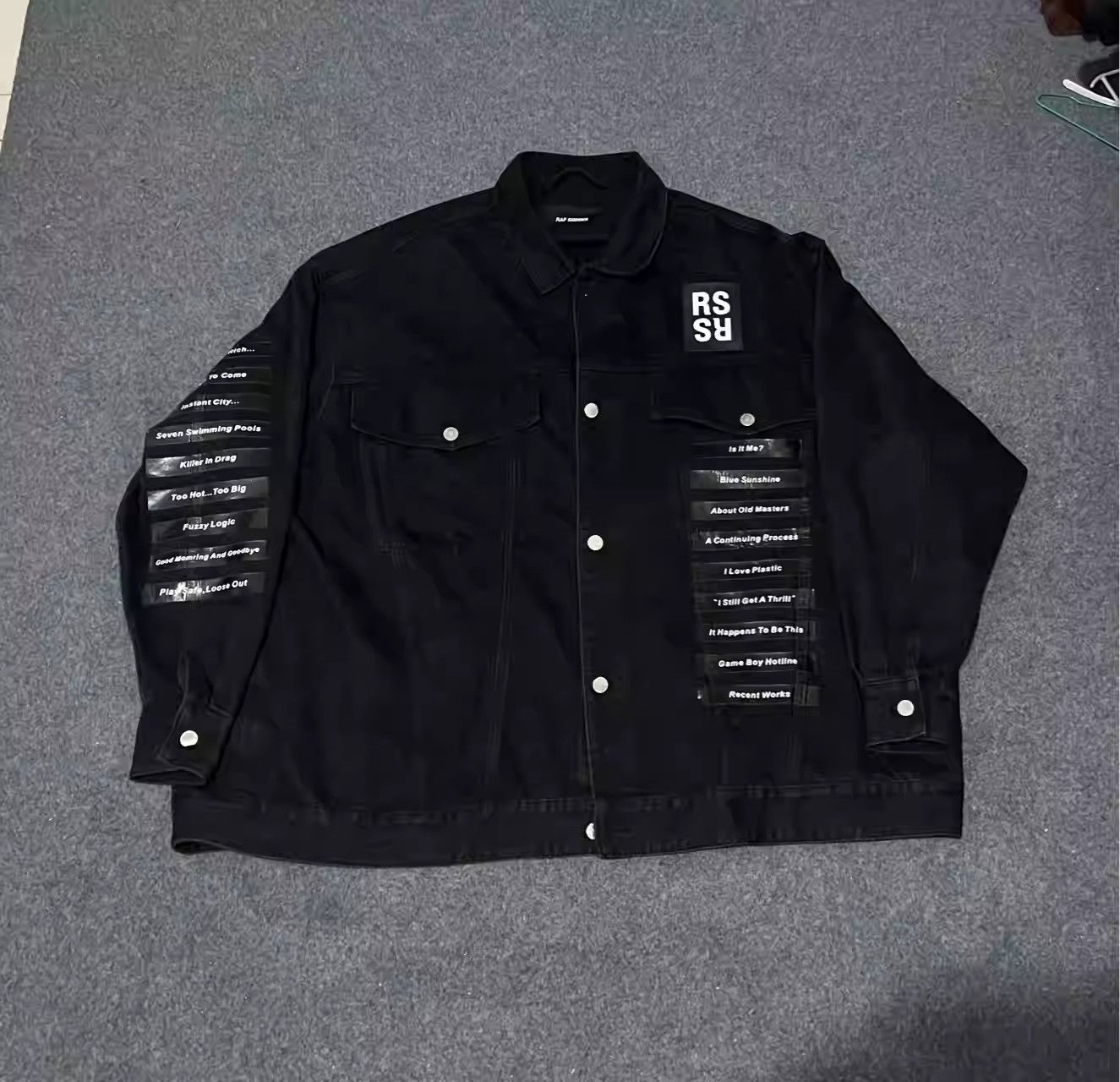 rafsimons floral jacket