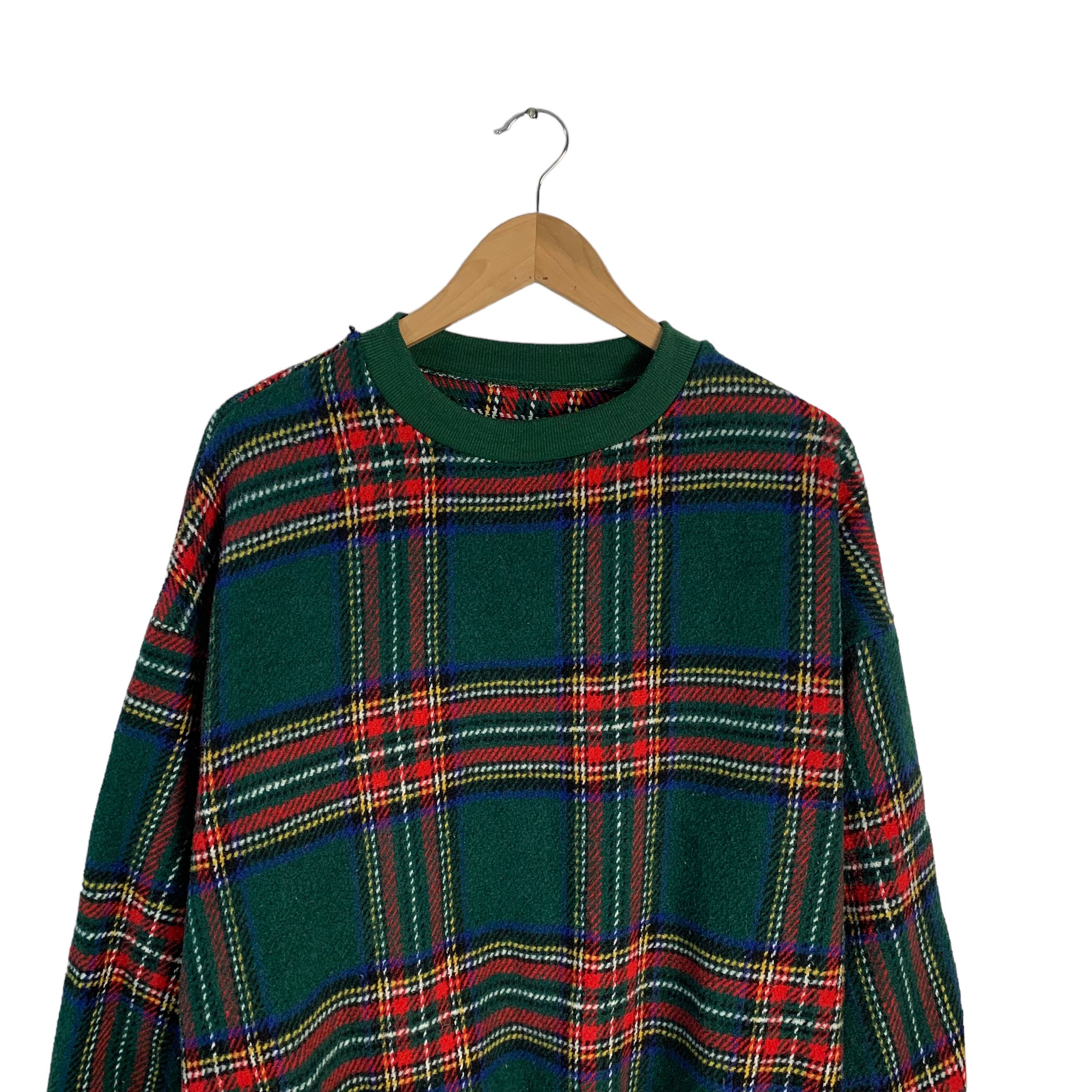 Japanese Brand Art Union Checkered Sweater Size US L / EU 52-54 / 3 - 3 Thumbnail