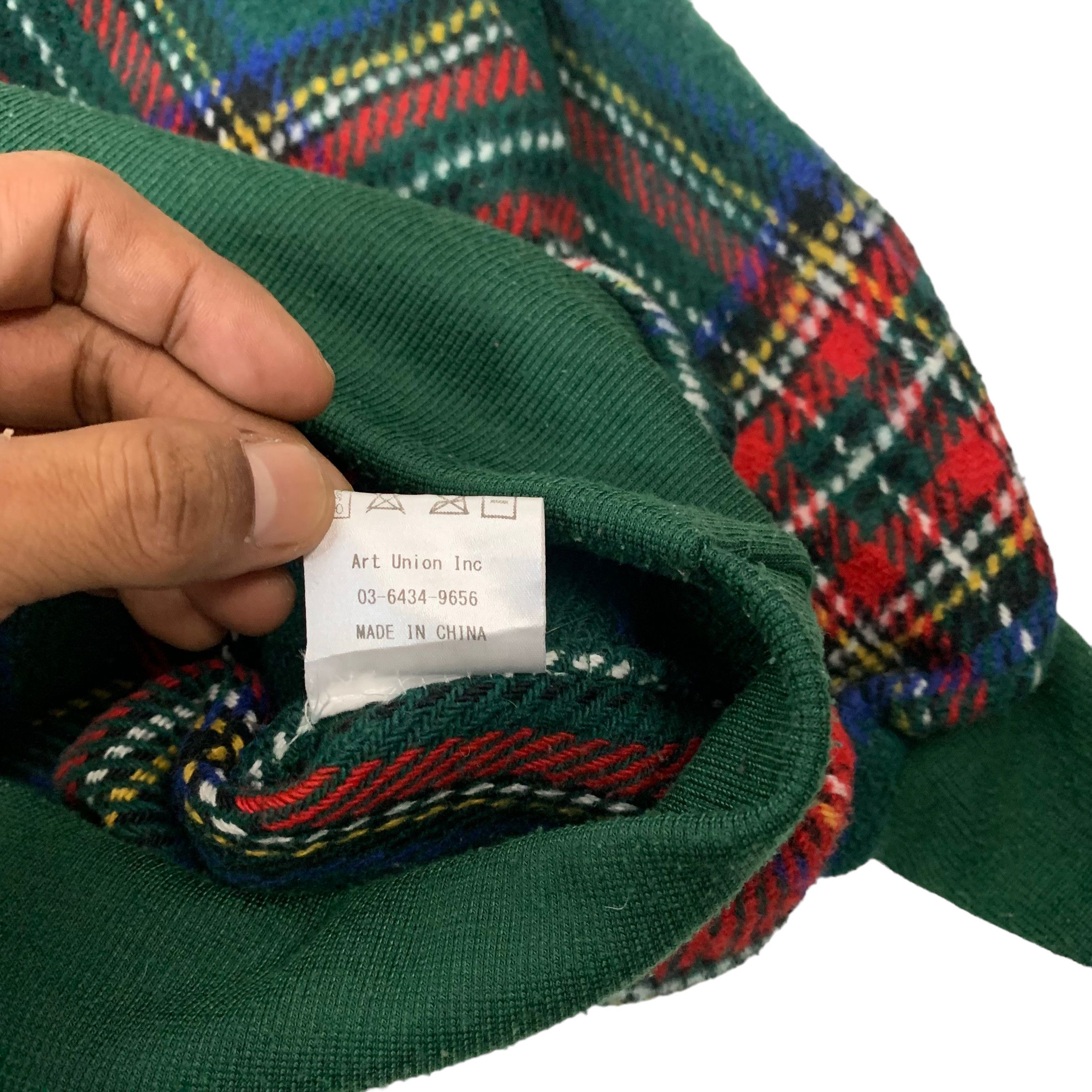 Japanese Brand Art Union Checkered Sweater Size US L / EU 52-54 / 3 - 5 Thumbnail