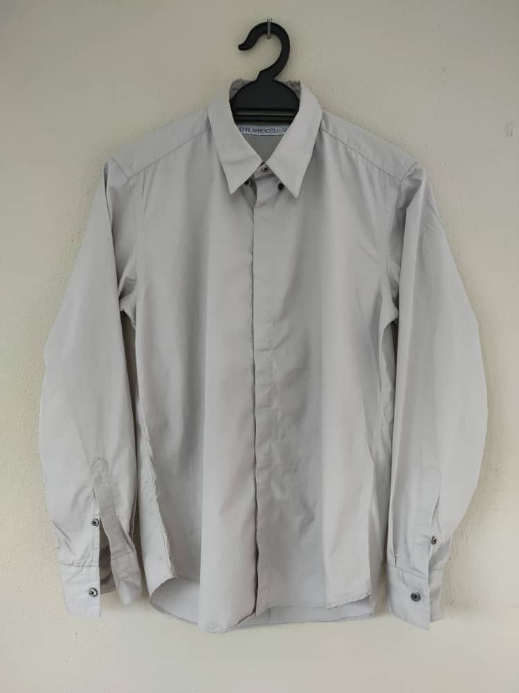 Image of John Lawrence Sullivan Shirt in Beige, Men's (Size Small)