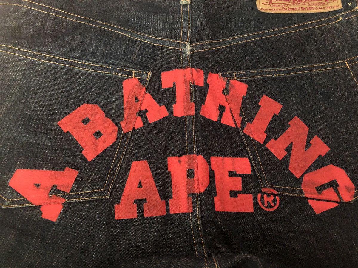 Bape × Nigo A Bathing Ape Denim Size US 34 / EU 50 - 4 Thumbnail