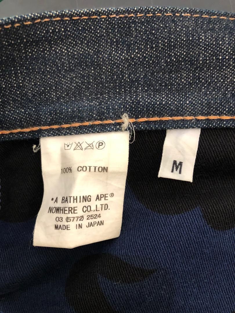 Bape × Nigo A Bathing Ape Denim Size US 34 / EU 50 - 18 Thumbnail