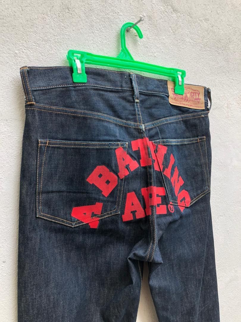 Bape × Nigo A Bathing Ape Denim Size US 34 / EU 50 - 2 Thumbnail