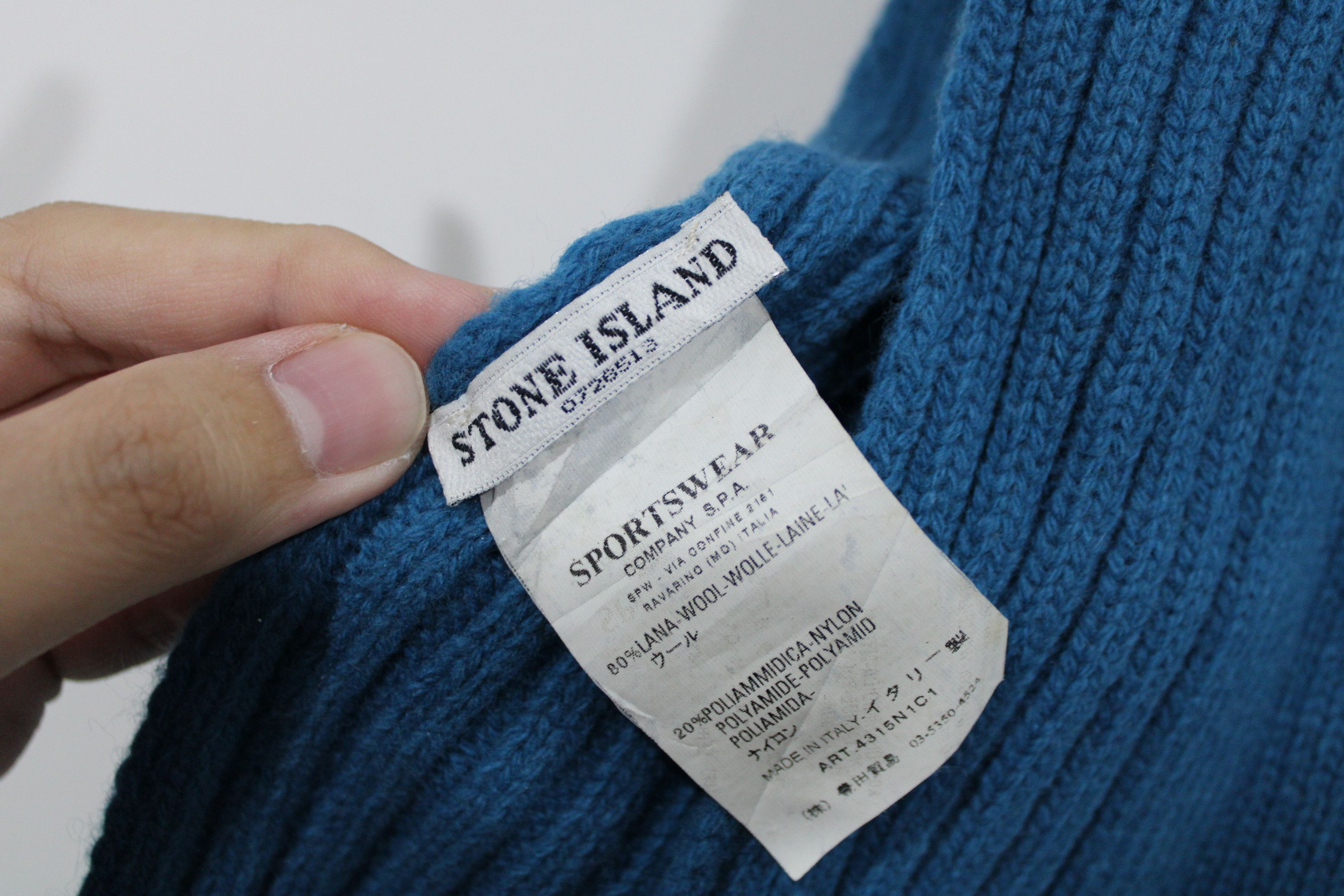 Stone Island Stone Island AW2005 Wool Scarf Size ONE SIZE - 6 Thumbnail