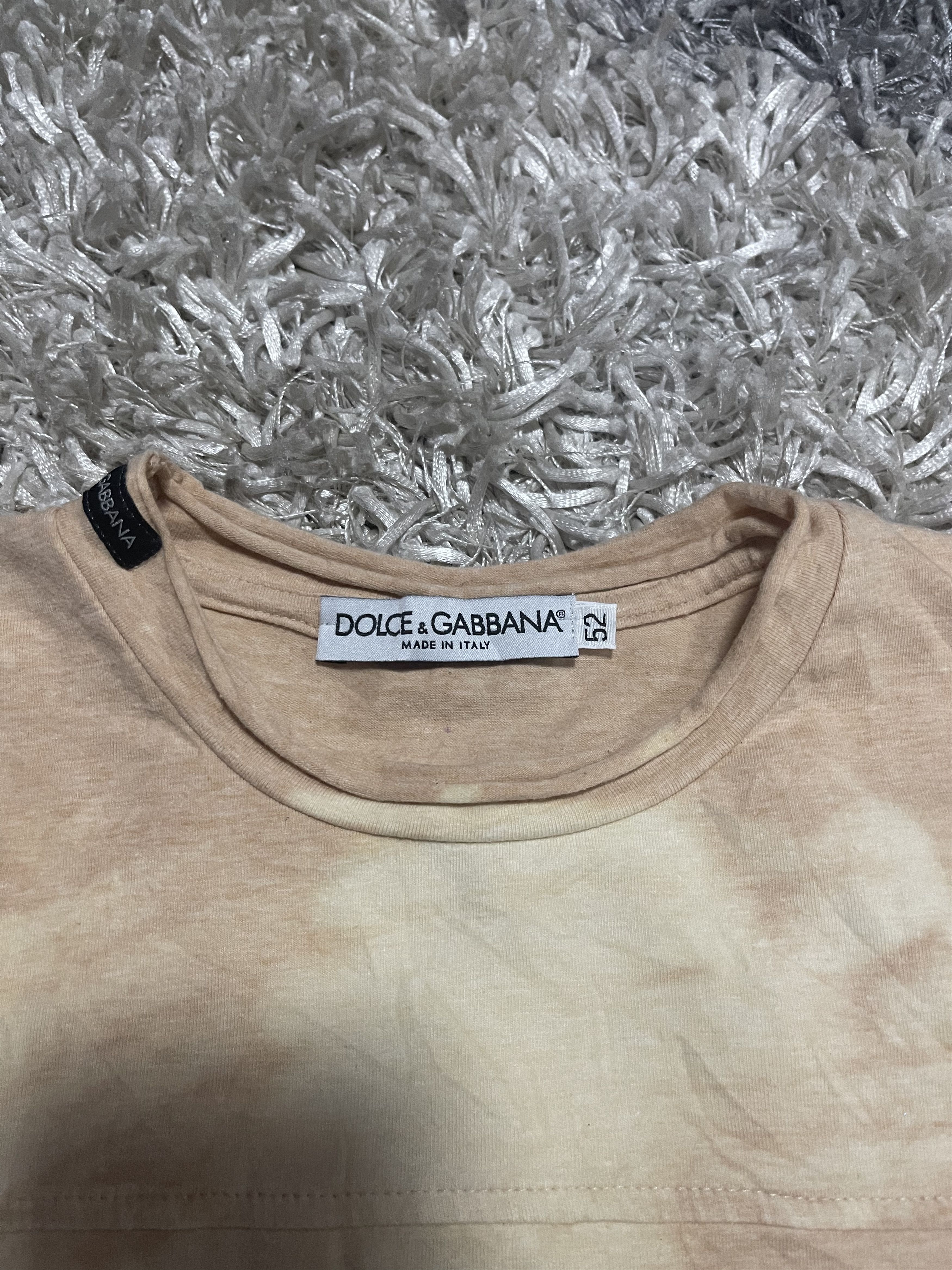 Dolce & Gabbana DOLCE &GABBANA TEE SHIRT ITALY Size US S / EU 44-46 / 1 - 3 Thumbnail