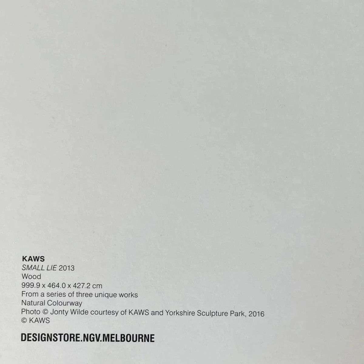 Kaws Kaws Small Lie Sculpture Poster Size ONE SIZE - 2 Thumbnail