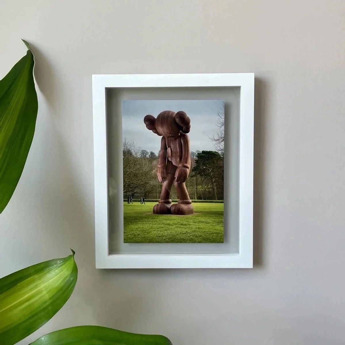image of Kaws Small Lie Sculpture Poster in White, Men's