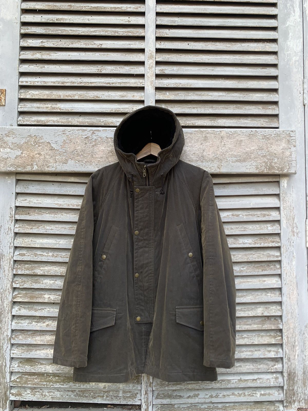 Boycott 👹Vintage BOYCOTT Corduroy Hooded Jacket Size US L / EU 52-54 / 3 - 2 Thumbnail