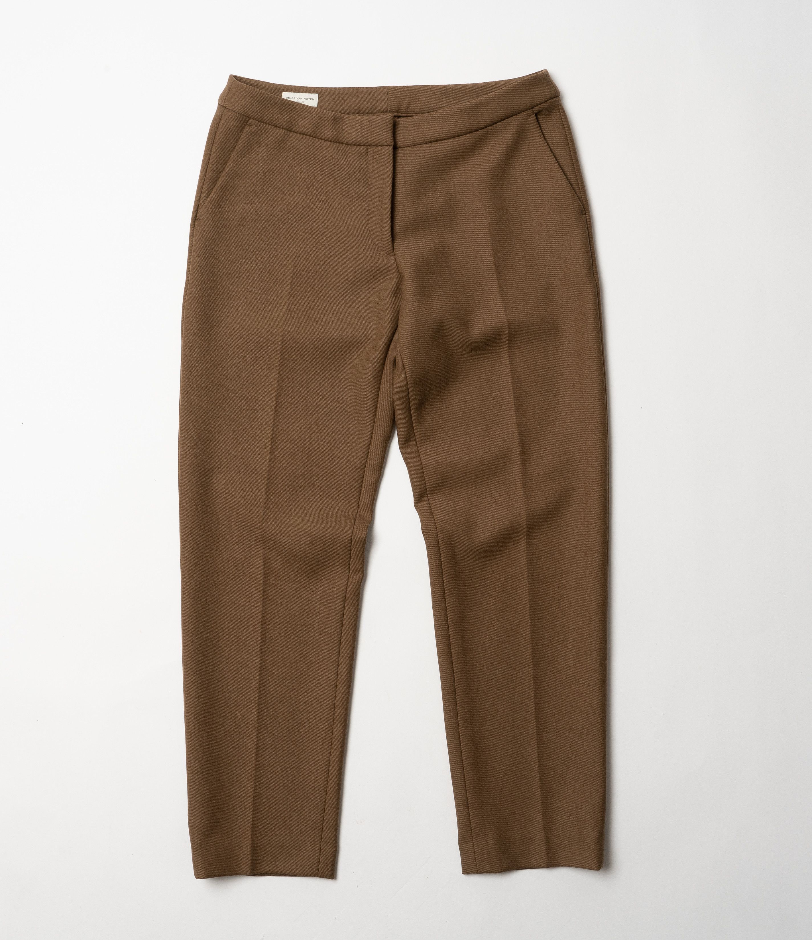 image of Dries Van Noten Vintage Brown Pants, Women's (Size 26)