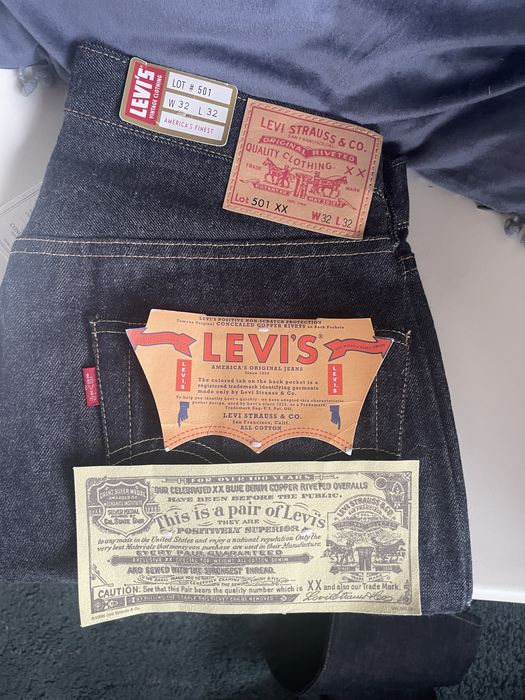 Levi's – 1963 501 Jeans Rigid Indigo Blue
