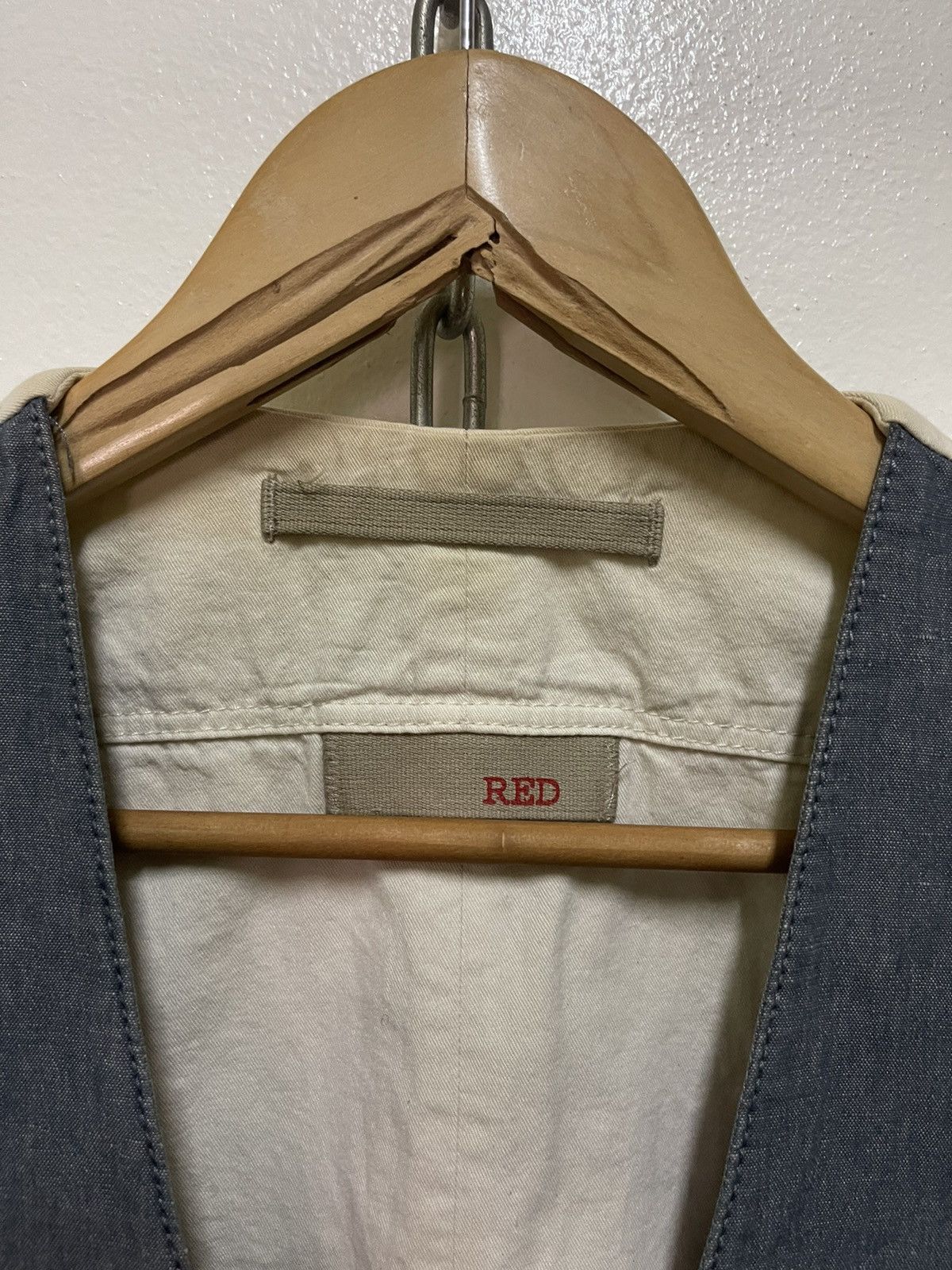 Designer × Slowear Red Vest by Slowear Size 40R - 6 Thumbnail