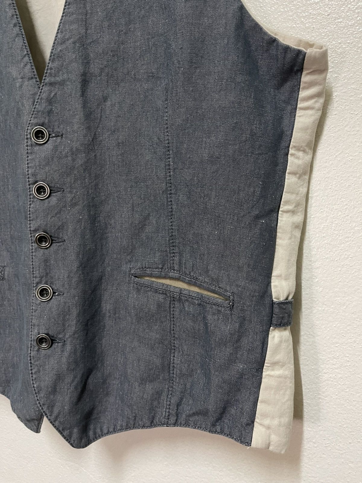 Designer × Slowear Red Vest by Slowear Size 40R - 5 Thumbnail
