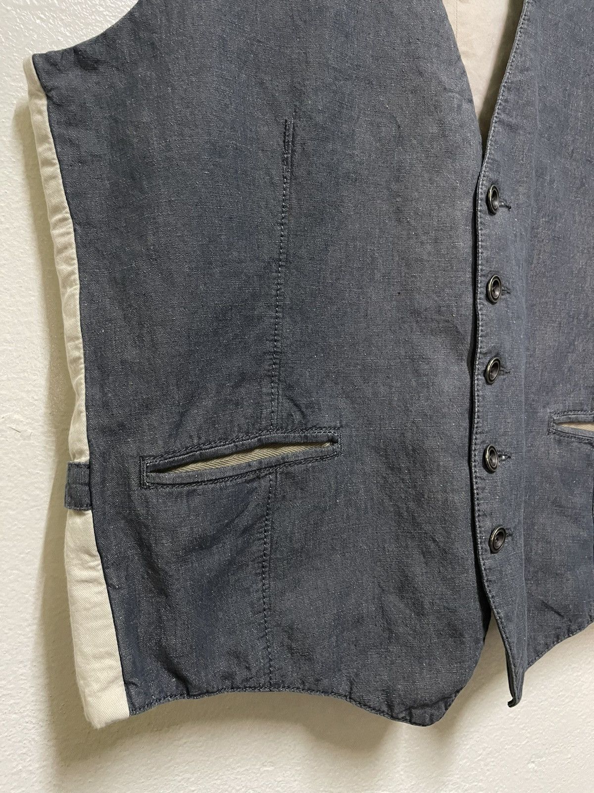 Designer × Slowear Red Vest by Slowear Size 40R - 3 Thumbnail