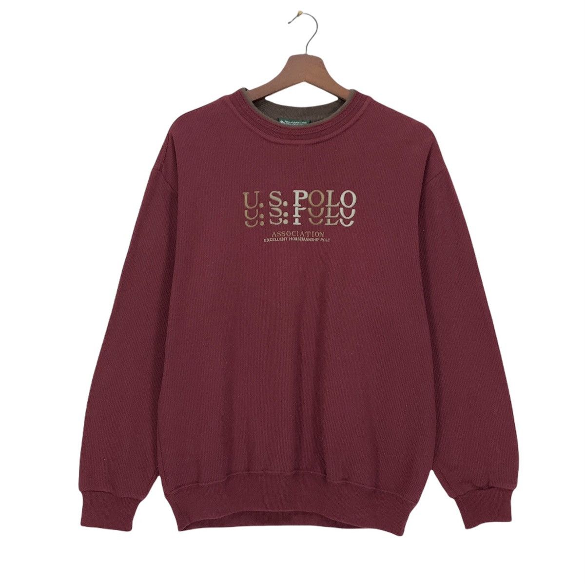 U.S. Polo Assn. US Polo Sweatshirt Embroidered Big Logo Size US L / EU 52-54 / 3 - 1 Thumbnail
