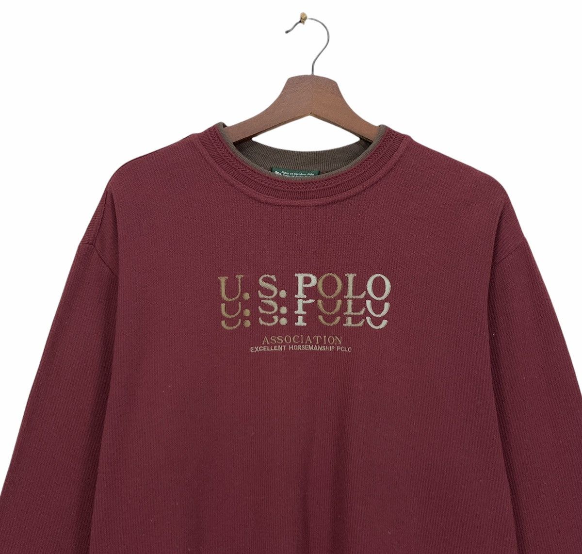 U.S. Polo Assn. US Polo Sweatshirt Embroidered Big Logo Size US L / EU 52-54 / 3 - 3 Thumbnail