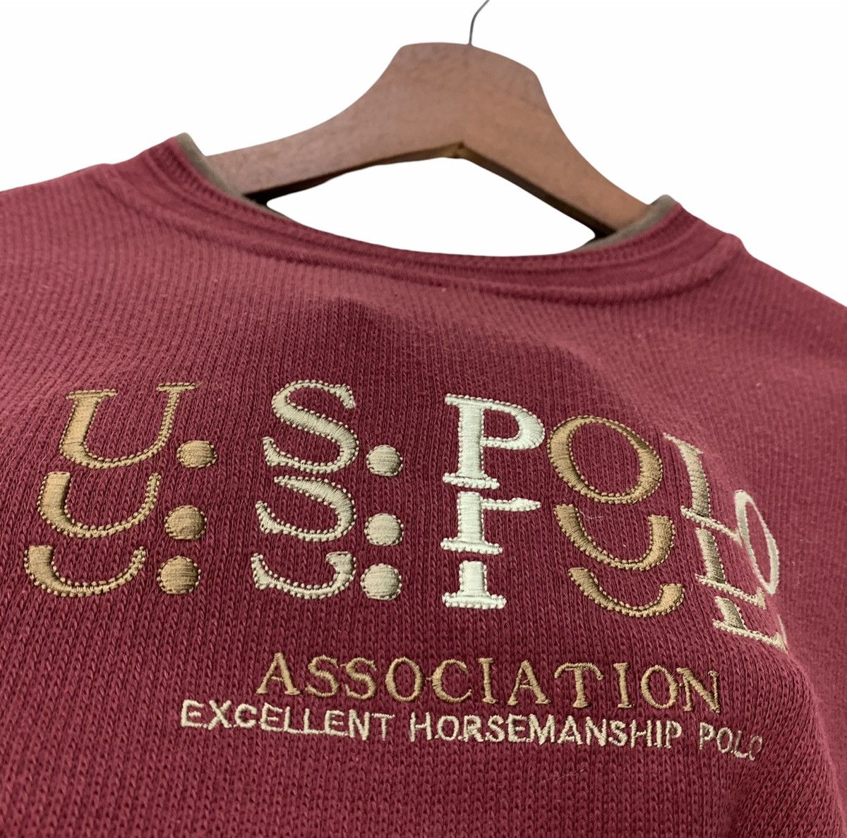 U.S. Polo Assn. US Polo Sweatshirt Embroidered Big Logo Size US L / EU 52-54 / 3 - 4 Thumbnail