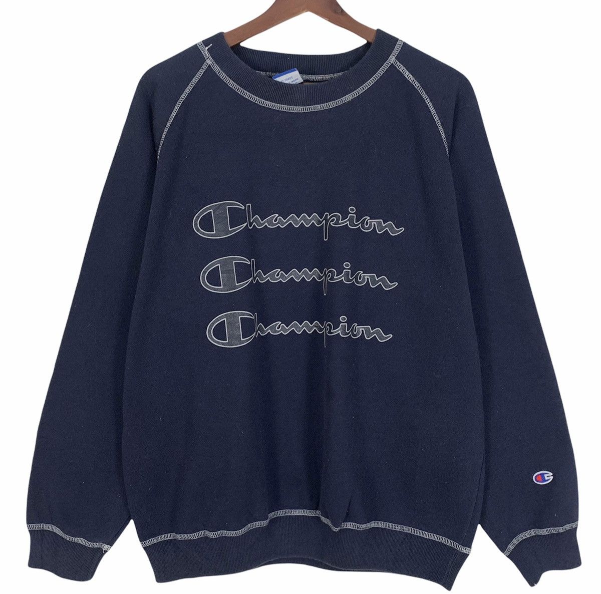 Champion Champion Crewneck Triple Logo Size US M / EU 48-50 / 2 - 4 Thumbnail