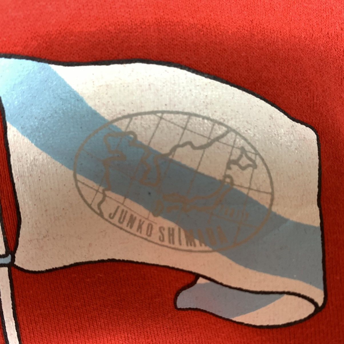 Japanese Brand × Junko Shimada Rare! Junko Shimada Part 2 Flag Design Sweatshirt Big Logo Size US M / EU 48-50 / 2 - 6 Thumbnail