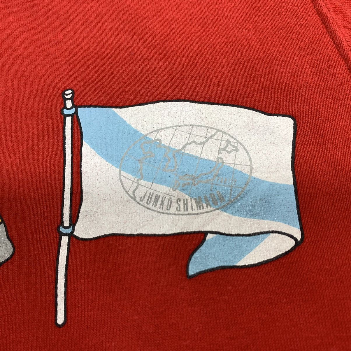 Japanese Brand × Junko Shimada Rare! Junko Shimada Part 2 Flag Design Sweatshirt Big Logo Size US M / EU 48-50 / 2 - 5 Thumbnail