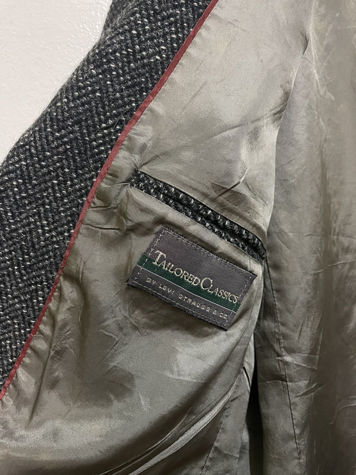 Levi's Made & Crafted × Levi's Vintage Clothing × Vintage Tailored Classics by Levis Blazer Wool Vintage Size 42R - 7 Thumbnail
