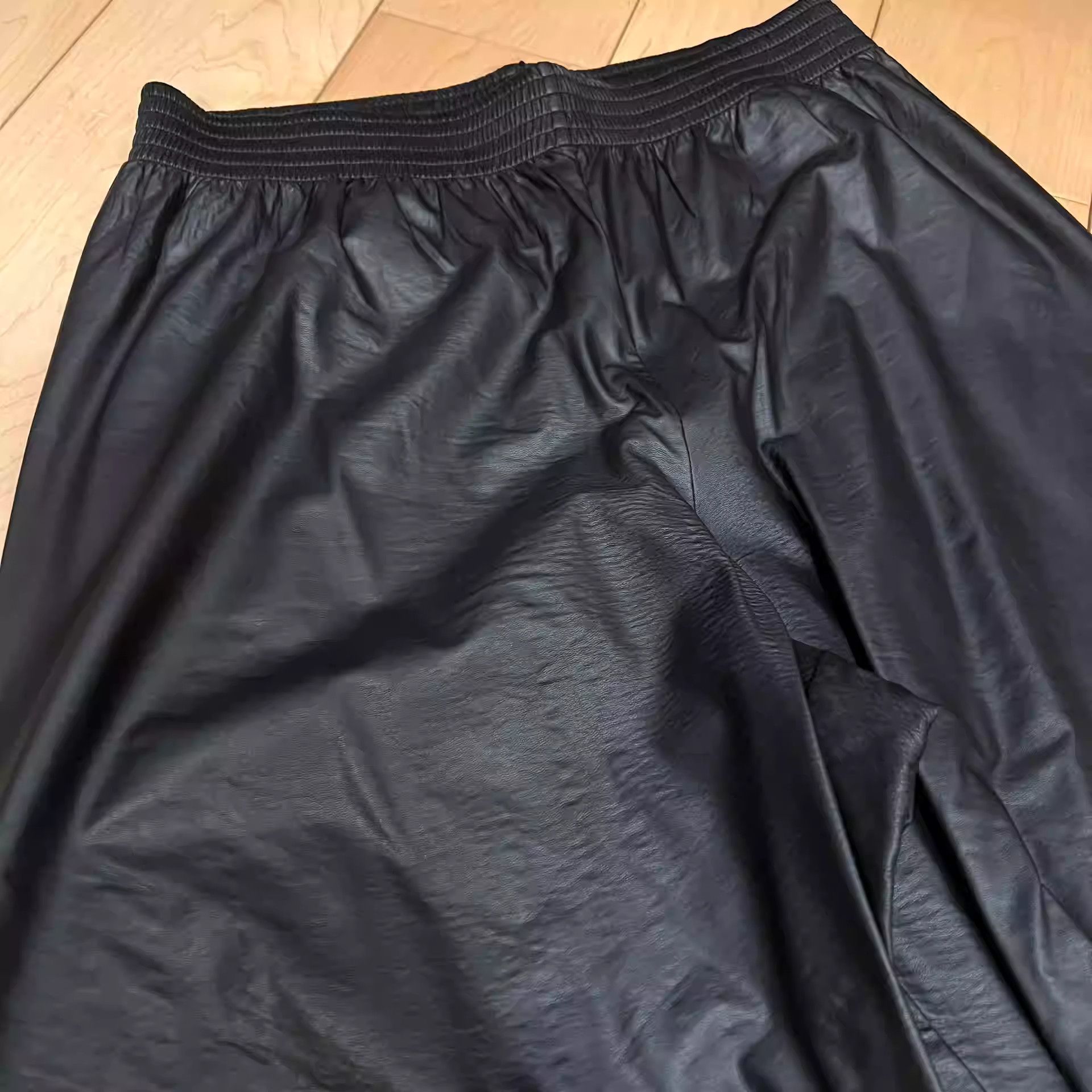 Raf Simons Raf Simons redux elastic waist leather pants Size US 36 / EU 52 - 2 Thumbnail