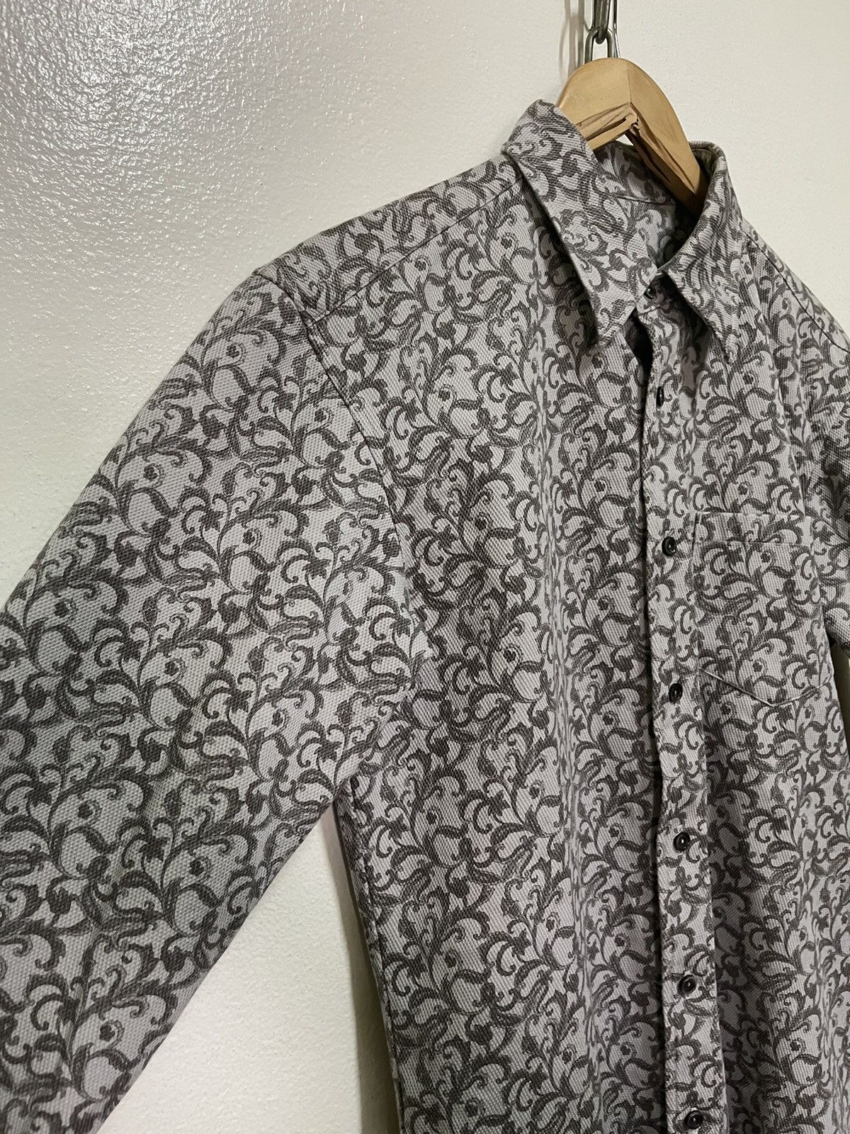 Yohji Yamamoto A.A.R Yohji Design Studio Paisley Shirt Long Sleeve Size US M / EU 48-50 / 2 - 2 Thumbnail