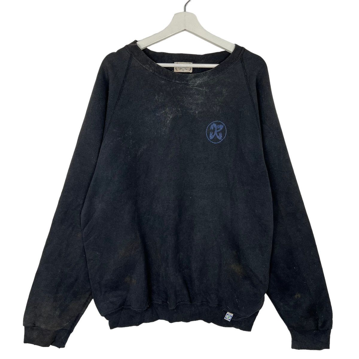 Vintage 🔥 VINTAGE 90s KARMA DESIGN BRAND SWEATSHIRT MADE IN USA Size US L / EU 52-54 / 3 - 2 Thumbnail