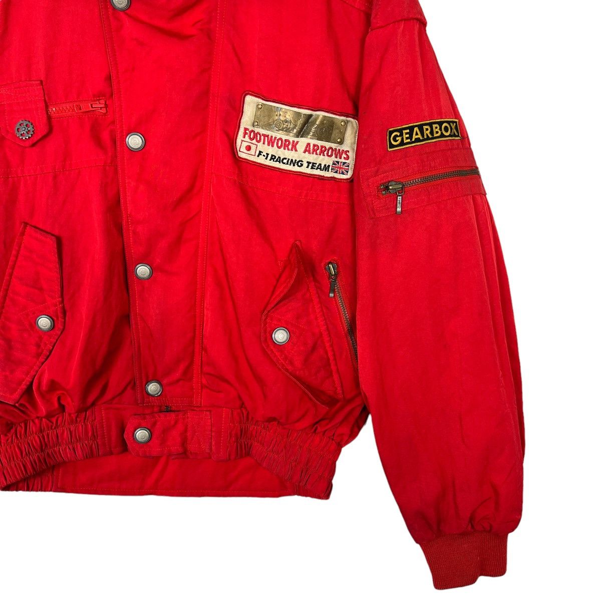 Sports Specialties 🔥 VINTAGE GEAR BOX FOOTWORK ARROWS F-1 TACING TEAM BOMBER Size US M / EU 48-50 / 2 - 4 Thumbnail