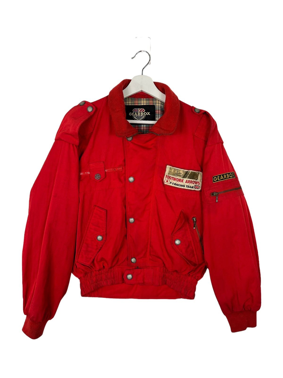 Sports Specialties 🔥 VINTAGE GEAR BOX FOOTWORK ARROWS F-1 TACING TEAM BOMBER Size US M / EU 48-50 / 2 - 5 Thumbnail