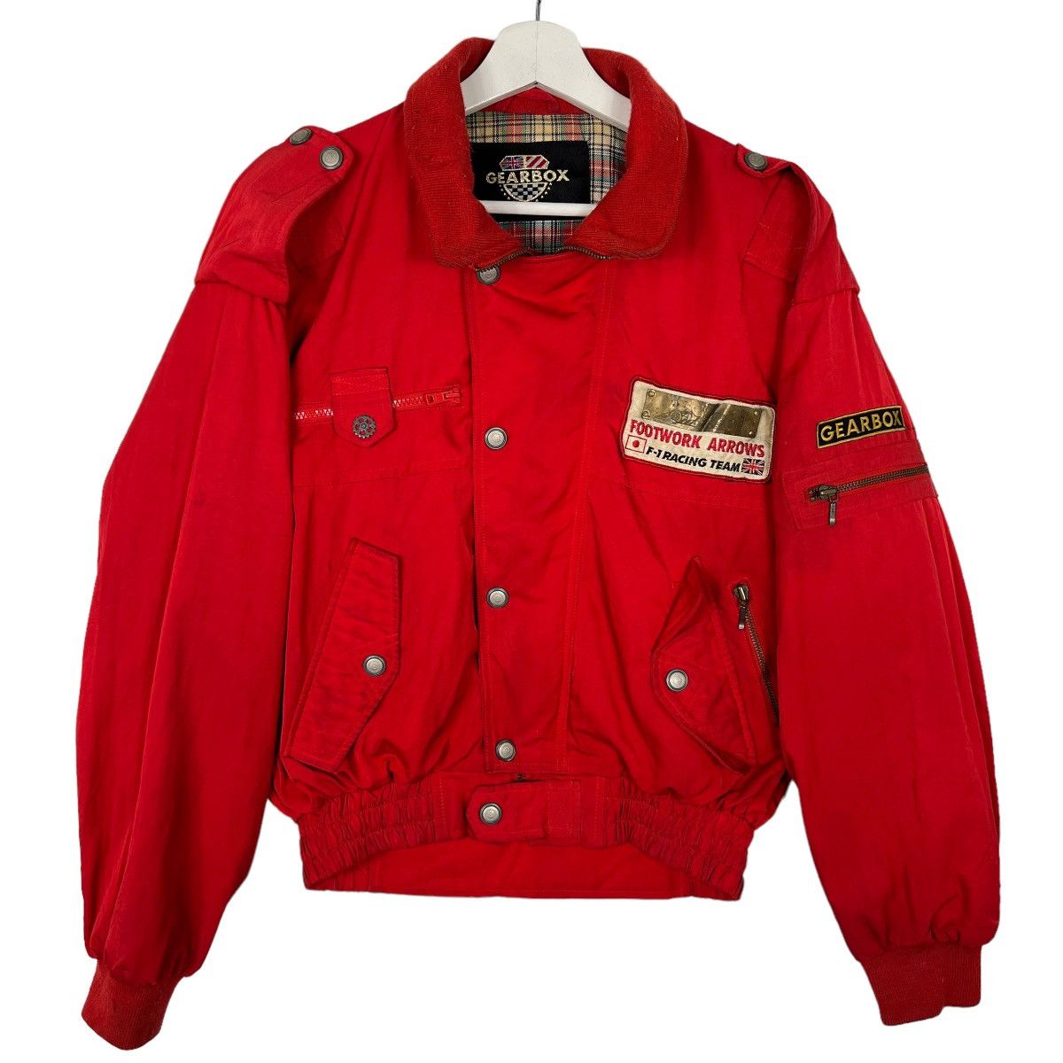 Sports Specialties 🔥 VINTAGE GEAR BOX FOOTWORK ARROWS F-1 TACING TEAM BOMBER Size US M / EU 48-50 / 2 - 1 Thumbnail