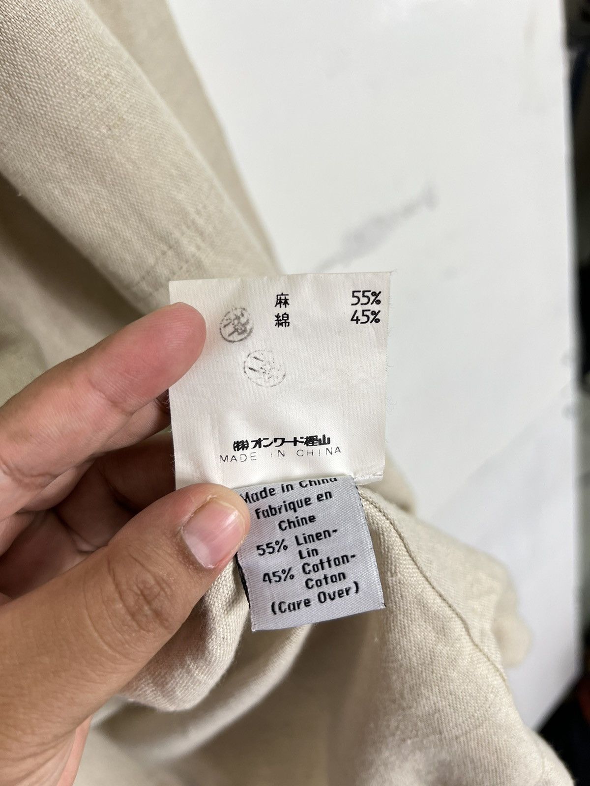 Calvin Klein × Japanese Brand 🔥 VINTAGE CALVIN KLEIN JEANS LINEN COTTON CHORE JACKET Size US M / EU 48-50 / 2 - 12 Thumbnail