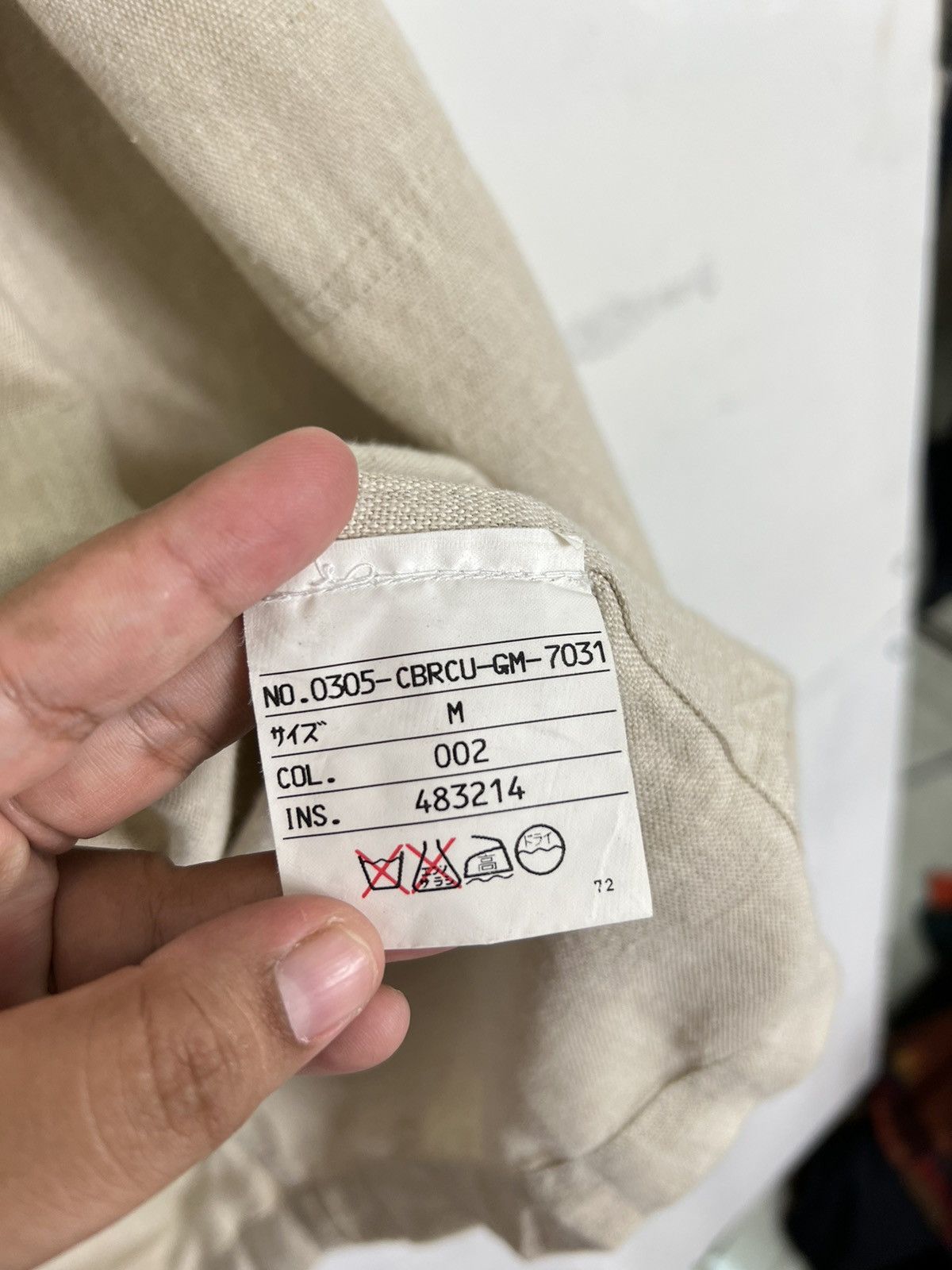 Calvin Klein × Japanese Brand 🔥 VINTAGE CALVIN KLEIN JEANS LINEN COTTON CHORE JACKET Size US M / EU 48-50 / 2 - 11 Thumbnail
