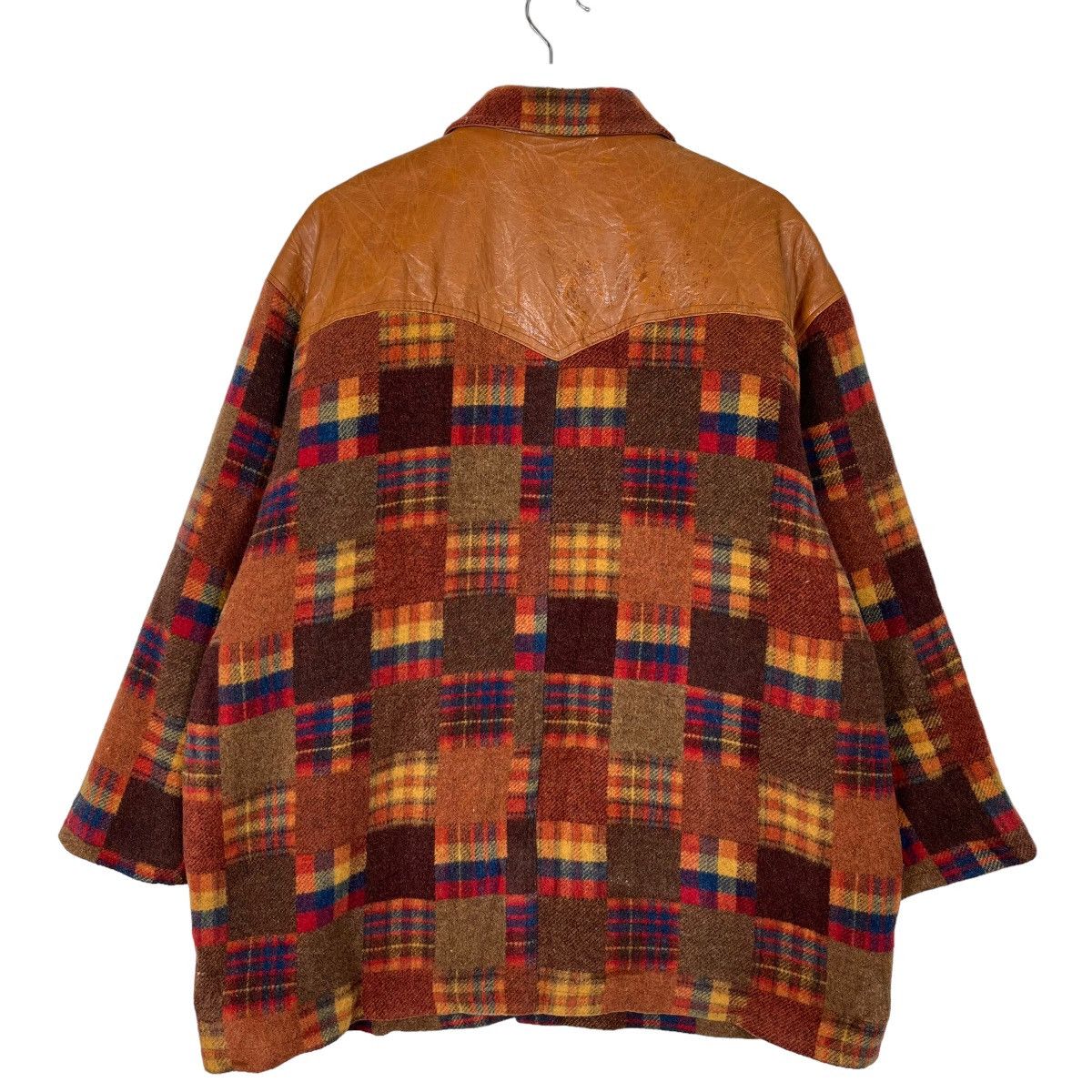 Japanese Brand 🔥 VINTAGE PONY HYBRID CHECK WOOL NICE DESIGN Size US M / EU 48-50 / 2 - 2 Thumbnail