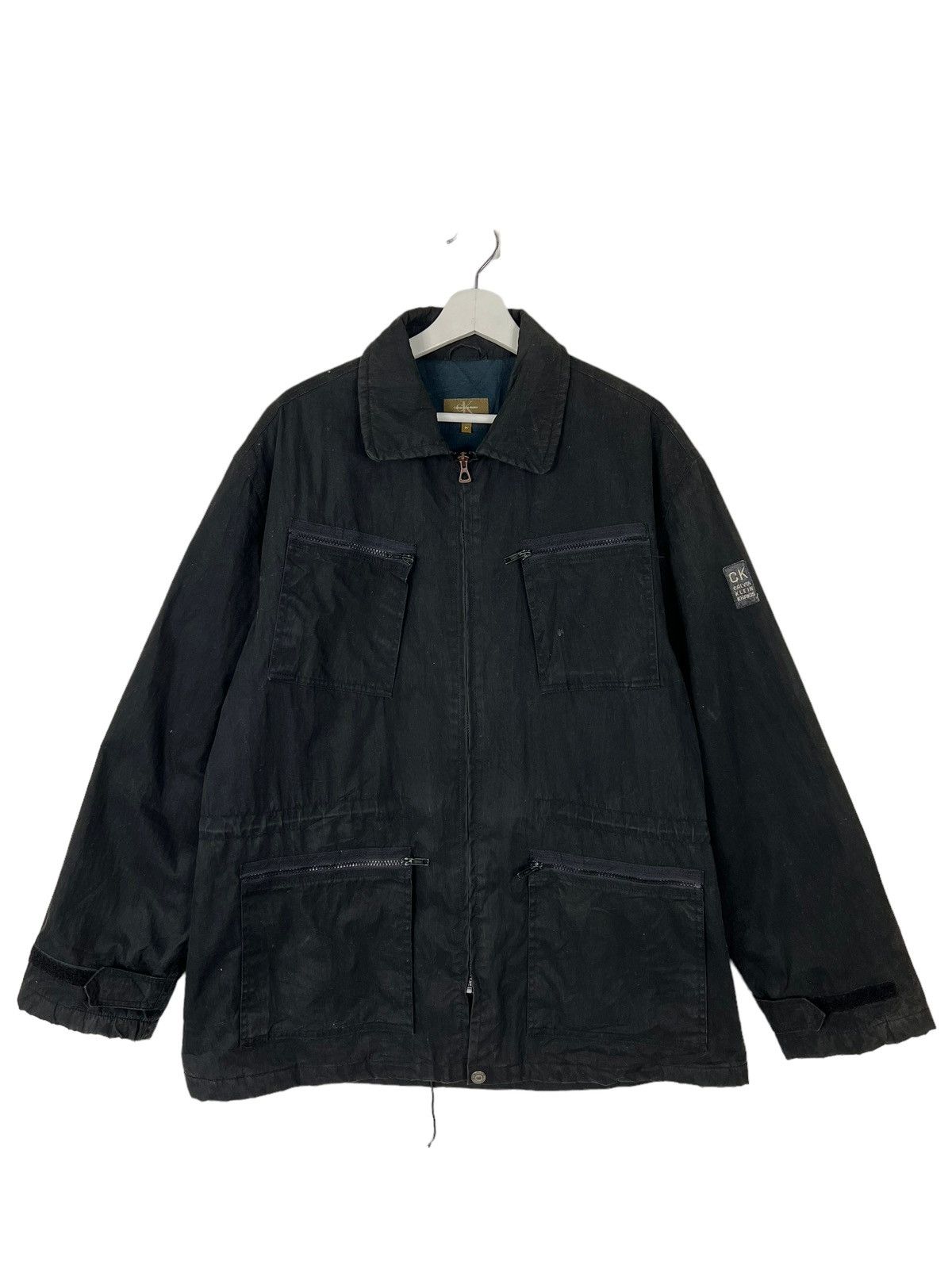 Calvin Klein × Japanese Brand 🔥 CALVIN KLEIN KHAKIS CARGO PARKA HUNTING JACKET Size US M / EU 48-50 / 2 - 5 Thumbnail