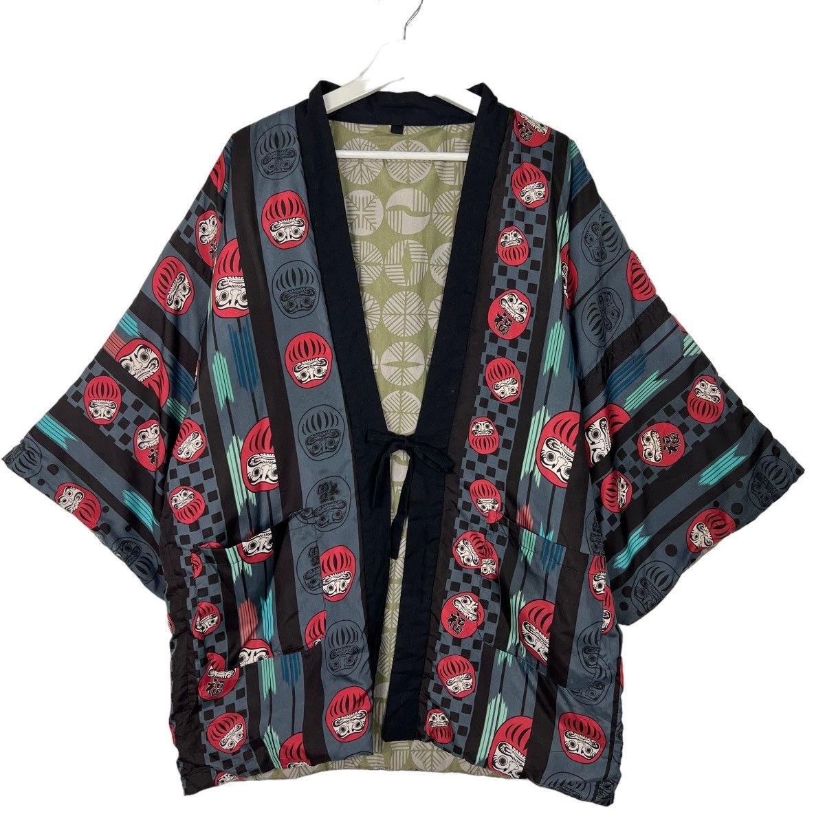 Japanese Brand × Traditional Weatherwear 🔥 VINTAGE JAPANESE CLASSIC MOTIVE CARDIGAN KIMONO HANTEN Size US M / EU 48-50 / 2 - 1 Thumbnail